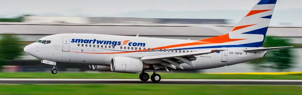 From Fiumicino new Smartwings direct flight to Prague