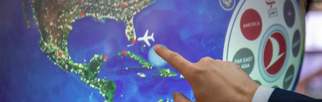Turkish Airlines introduces Flight Tracker Digital Globe
