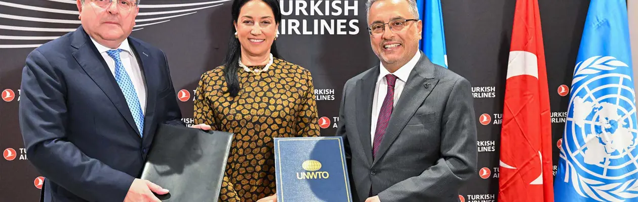Partnership per un turismo sostenibile tra Turkish Airlines e UN Tourism