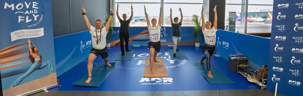 Rome Fiumicino brings yoga and minigolf to the terminals