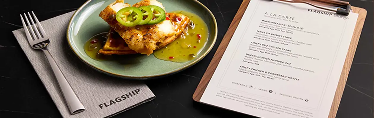American Airlines improves lounge menus