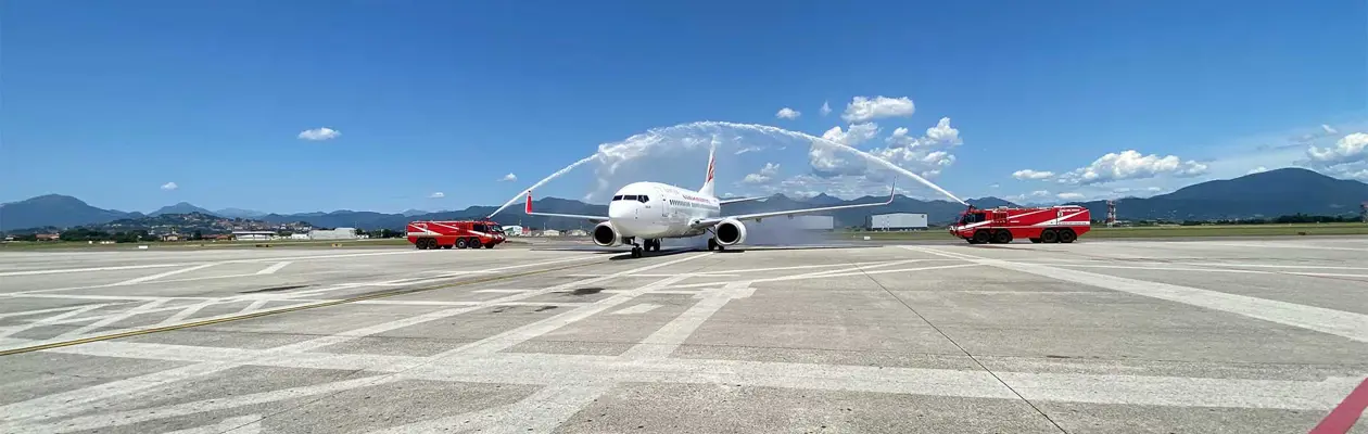 New direct service from Milano Bergamo and Tbilisi