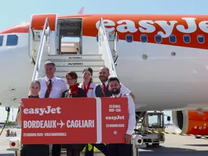 easyJet inaugurates new flights from Cagliari to Bordeaux and Nice