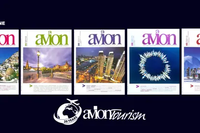 2008-2012 The historic covers of Avion Tourism Magazine