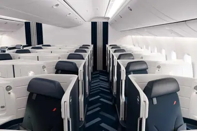 Air France: new business seat and more sustainable catering