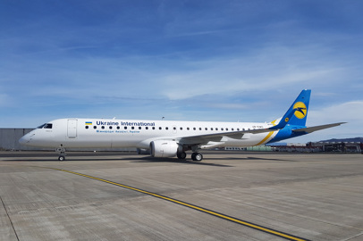 Ukraine International Airlines welcomed 1st Embraer 195