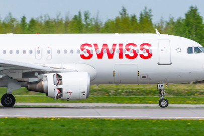Swiss aircraft honoring Swiss tourist destinations
