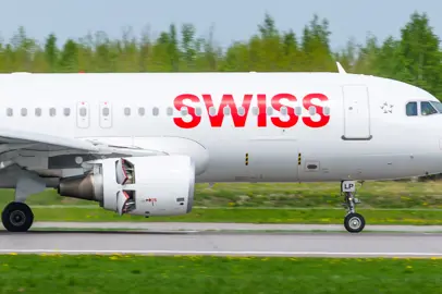 Swiss aircraft honoring Swiss tourist destinations