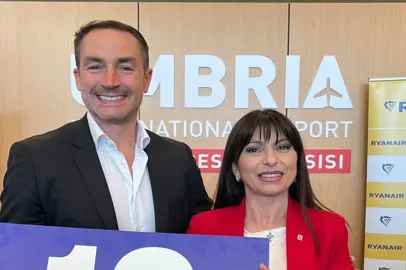Ryanair grows in Umbria