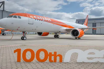 easyJet receives 100th A320neo