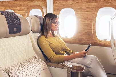 All Emirates passengers can enjoy free Wi-Fi on board