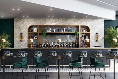 New Centurion Lounge at Amsterdam Airport Schiphol