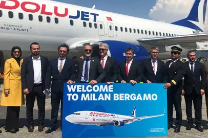 Milan Bergamo Airport: inaugurated AnadoluJet flight to Istanbul Sabiha Gokcen