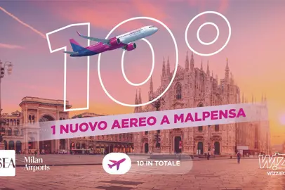 Wizz Air boosts Malpensa with its 10th aircraft
