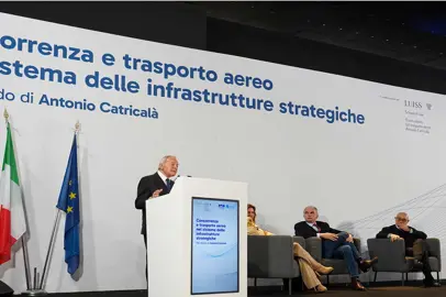 At Fiumicino airport, a discussion on the future of Italian air transport