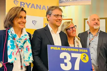 Ryanair expands winter schedule from Pisa