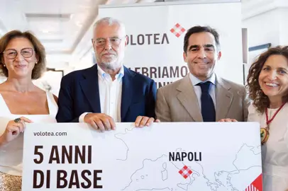 Volotea celebrates 5 years at the Naples base