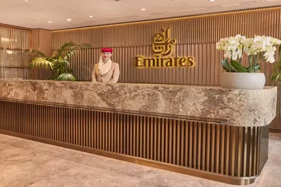 Emirates' new lounge at Manchester Airport