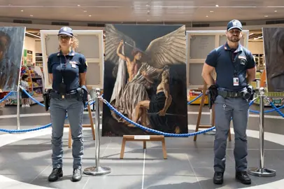 In Fiumicino the exhibition of the State Police signed by Matteo Plini