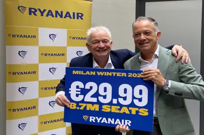 Ryanair from Milan Bergamo: new routes to Liverpool, Paphos, Rabat and Reggio Calabria