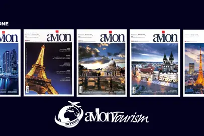 2013-2017 The historic covers of Avion Tourism Magazine