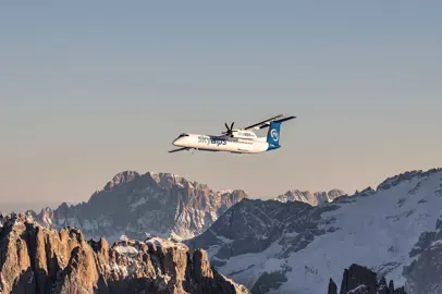 SkyAlps flies from Bolzano to Prague