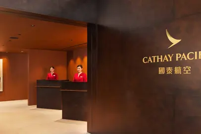 Cathay Pacific's new lounge in Beijing