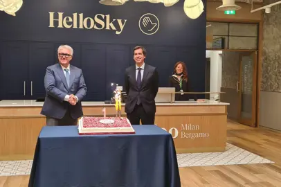 The first anniversary of the HelloSky Lounge at Milan Bergamo Airport