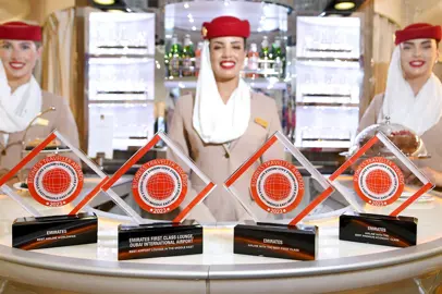 Emirates Best Airline Worldwide at the 2023 Business Traveller Awards