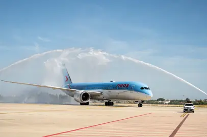 First direct flight Bari-New York operated by Neos