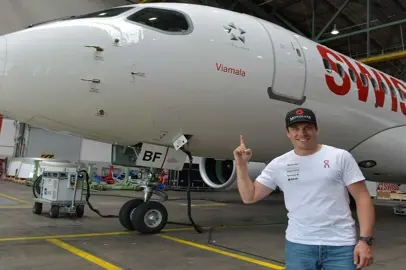 Swiss dedicates an Airbus to the Viamala region