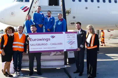 Eurowings inaugurates the new Cagliari-Salzburg flight