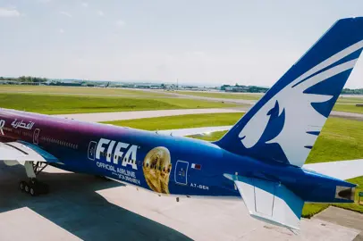 Qatar Airways unveils 2026 FIFA livery