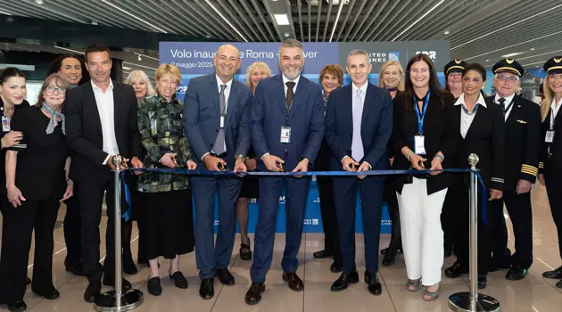 First direct flight Fiumicino-Denver with United Airlines