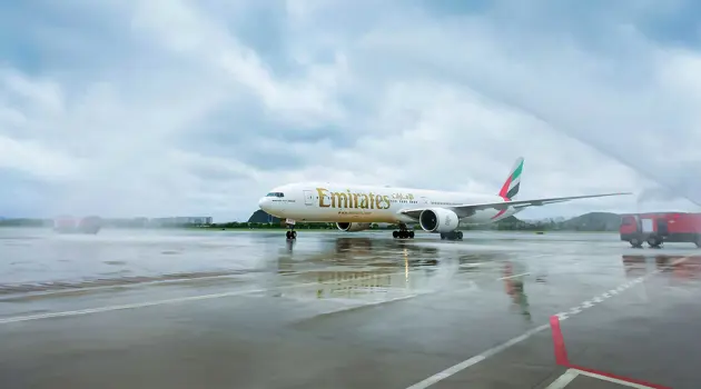 Emirates lands in Hangzhou