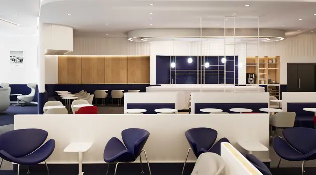 A new Air France lounge at Frankfurt airport