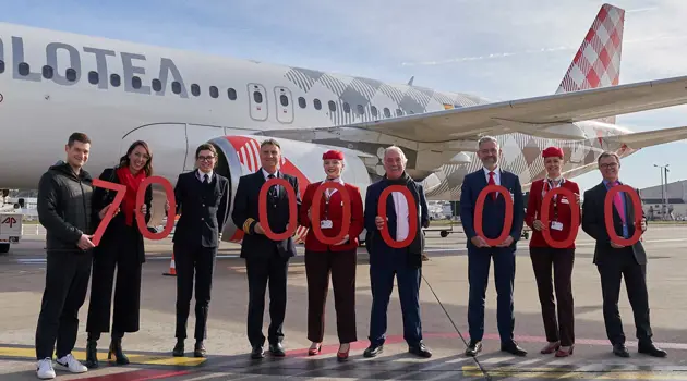 Volotea's 70 millionth passenger awarded in Marseille