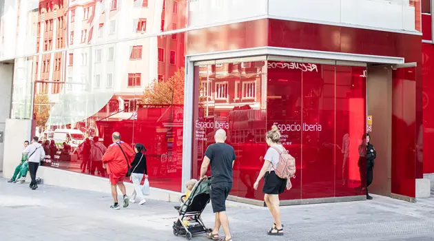 The Iberia space in Madrid closes