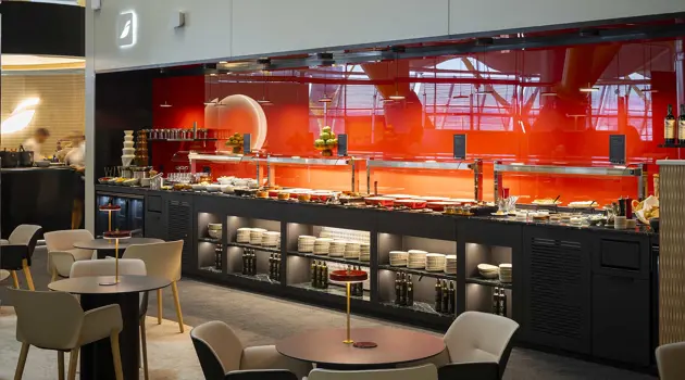 Iberia's new Sorolla Emerald Lounge at Madrid Airport