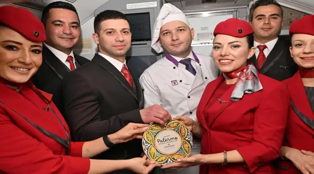 Turkish Airlines started its flights to Palermo from Istanbul