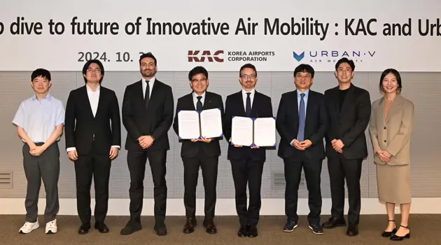 UrbanV and Korea Airports Corporation together for an air mobility ecosystem
