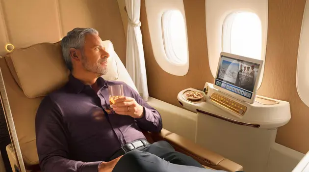The Alcohol and Beer Menu on Board with Emirates