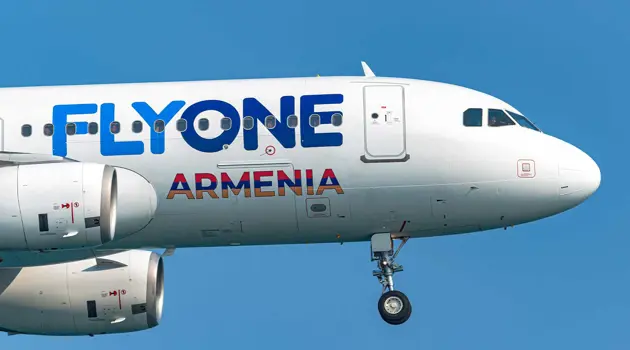 FlyOne Armenia flies from Milan Bergamo Airport to Yerevan
