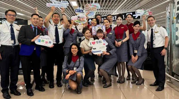 Fiumicino Airport celebrates 30 years of China Airlines in Italy