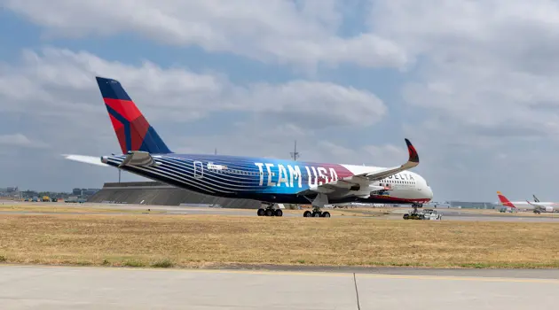 Delta unveils special livery for the Milan Cortina 2026 Olympic Winter Games