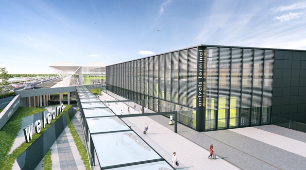 London Stansted Airport. New Arrivals Terminal for 2020