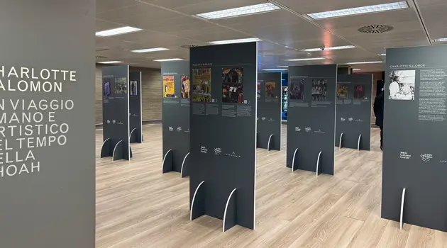 The exhibition on Charlotte Salomon at Milan Linate