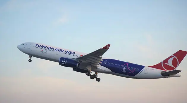 UEFA Champions League themed aircraft of Turkish Airlines
