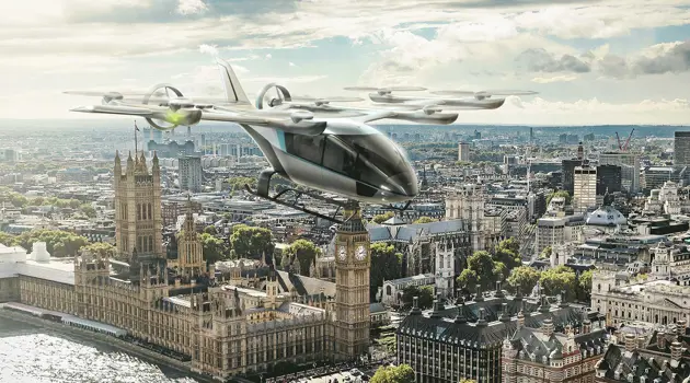 Eve showcases its eVTOL cabin for the first time at the Farnborough Airshow