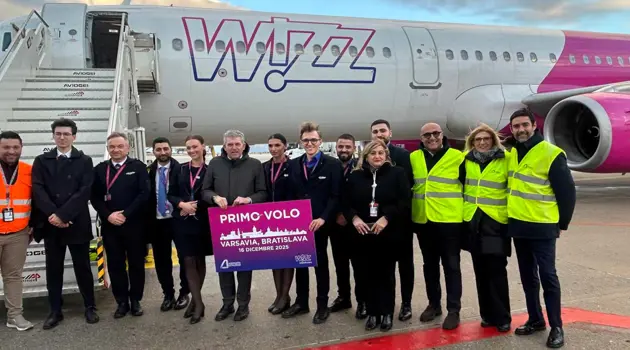 Wizz Air returns to Palermo with two new routes to Warsaw and Bratislava